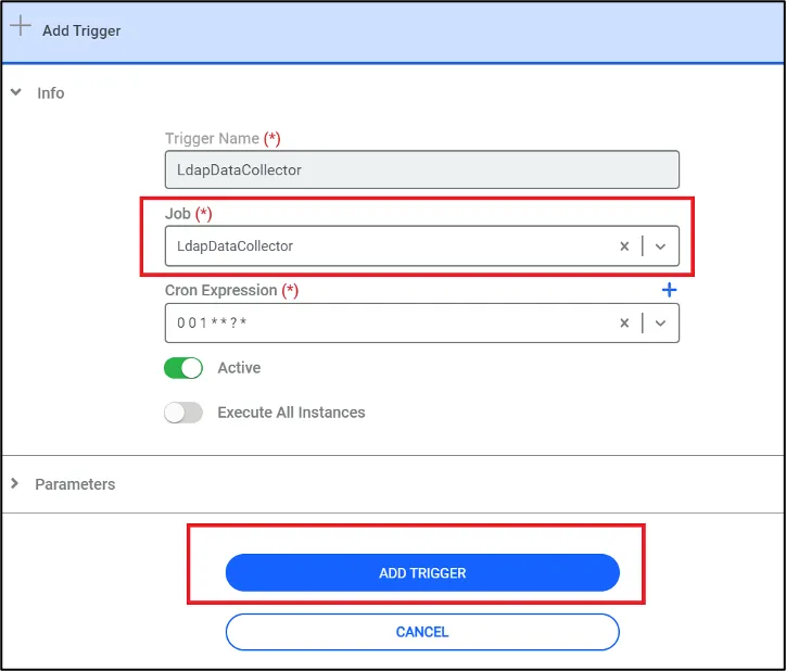 Trigger LDAP Sync Job