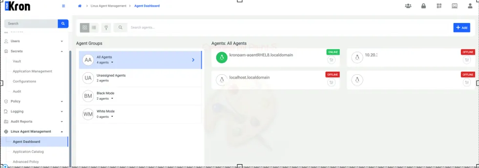 Linux Agent Dashboard