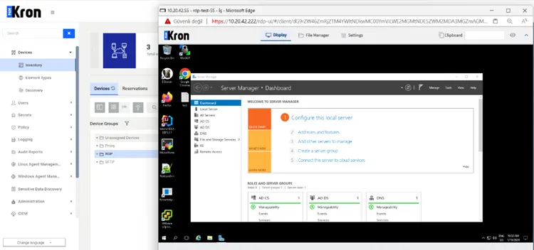 Remote Desktop Window