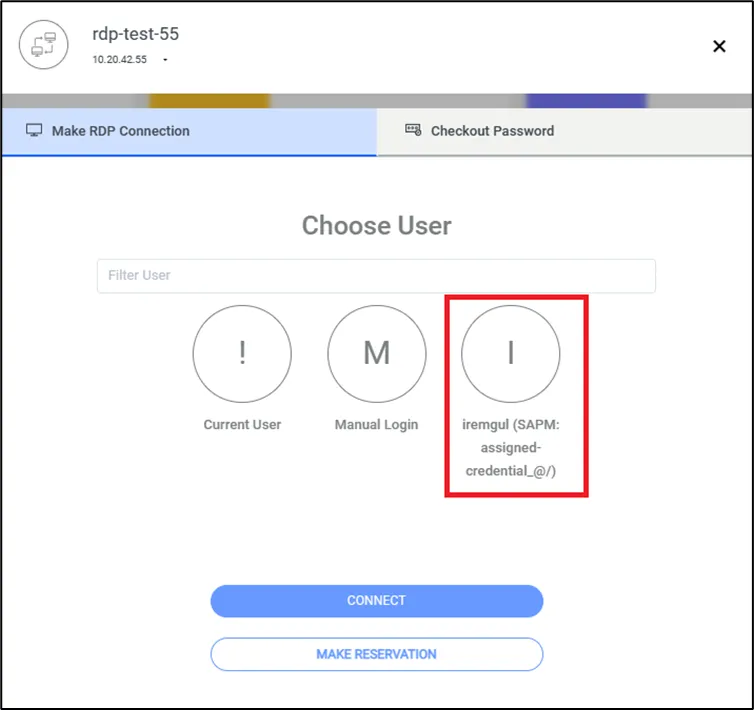 Login With Assigned Credentials