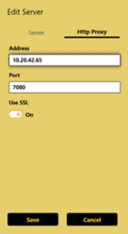 HTTP Proxy Settings HTTP Proxy Settings