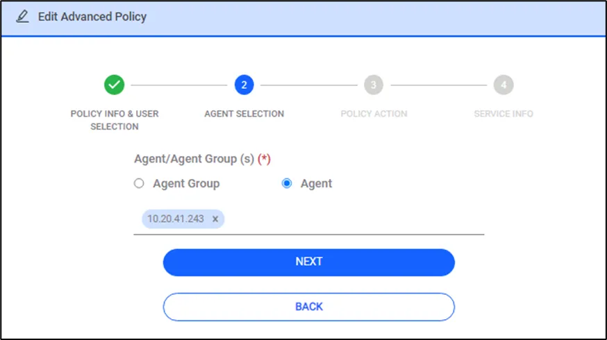Advance Service Policy Config