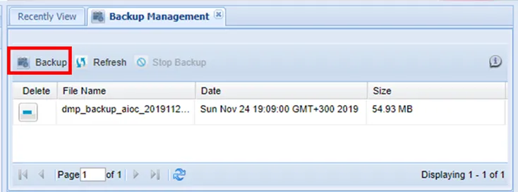 Backup Backup