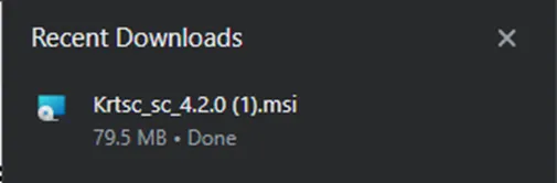 Open the Desktop Client setup file.