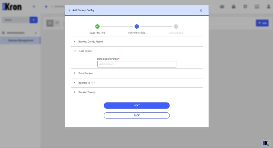 Configuración de copia de seguridad de contraseñas Configuración de copia de seguridad de contraseñas