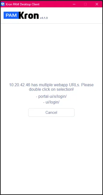 Correct Format of URLs if Desktop Client is Used