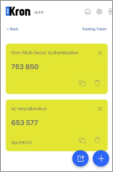 The second one is MFA 6-digit code