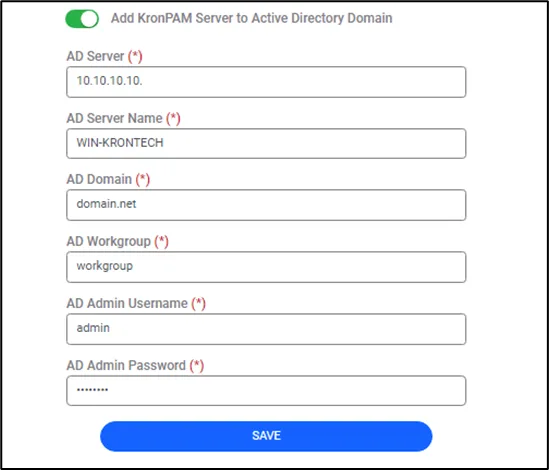 Active Directory Configuration for MSCHAPv2