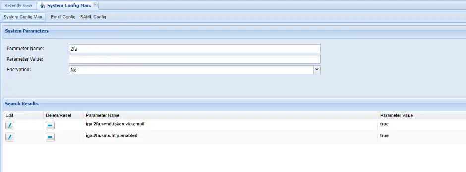 Email Settings for MFA Email Settings for MFA