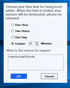 Managerial Approval Prompt Managerial Approval Prompt