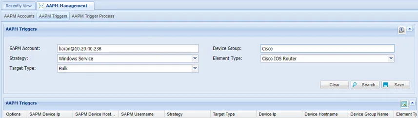 AAPM Triggers