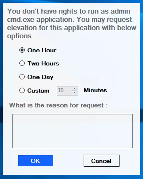 CMD.exe application with Run as administrator feature