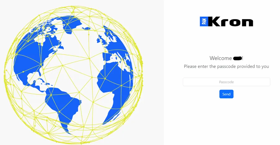 Portal Passcode Page