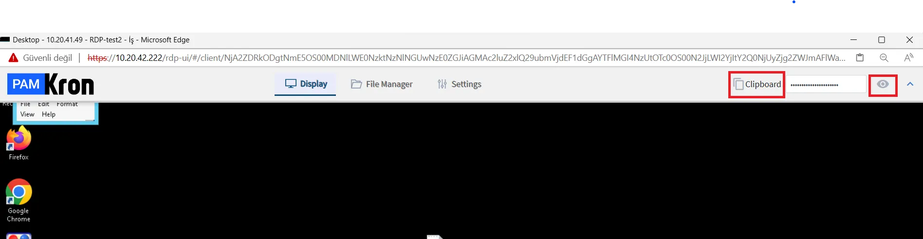 RDP Proxy Clipboard RDP Proxy Clipboard