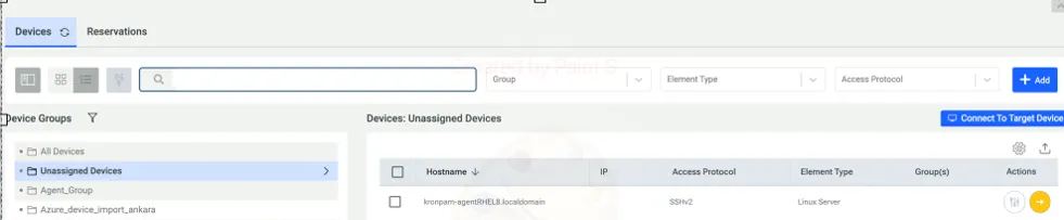 Registered agent is being seen under Unassigned devices