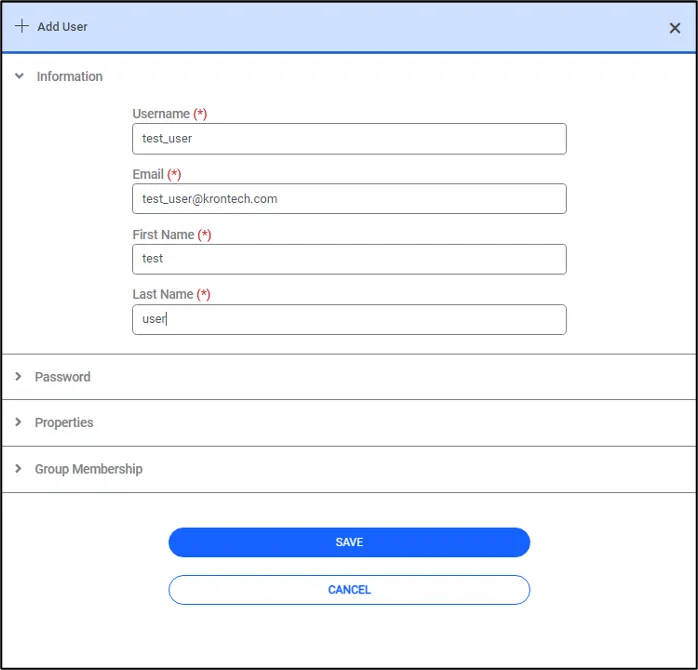 User Definition 