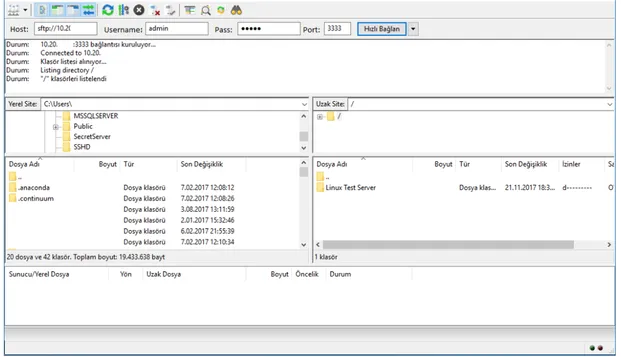 Connecting to SFTP Proxy