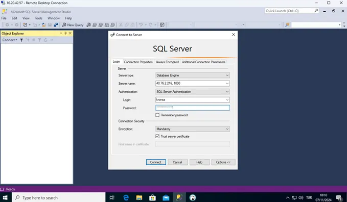 SQL Proxy Connection SQL Proxy Connection