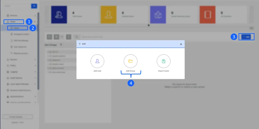 Creating User Groups