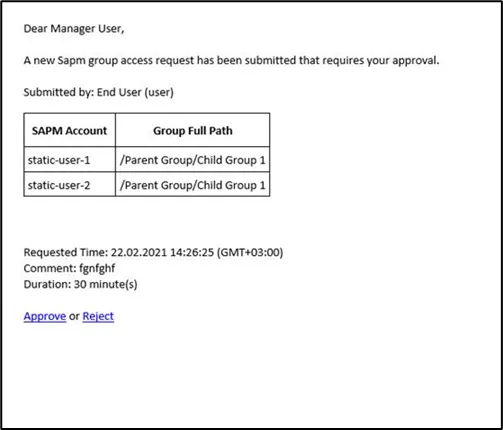 Approval by email 