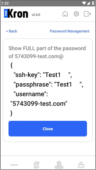 Show the Password