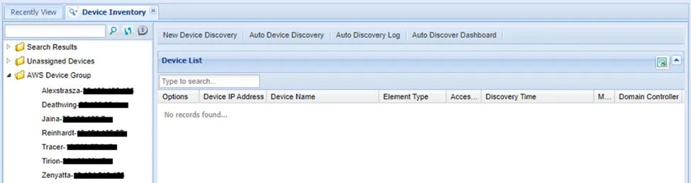 Imported AWS Devices