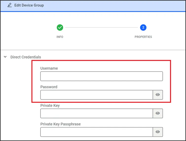 Device Group Properties