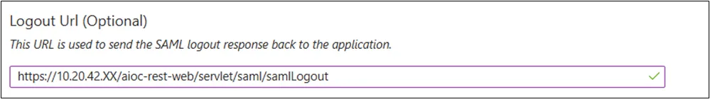 Logout URL