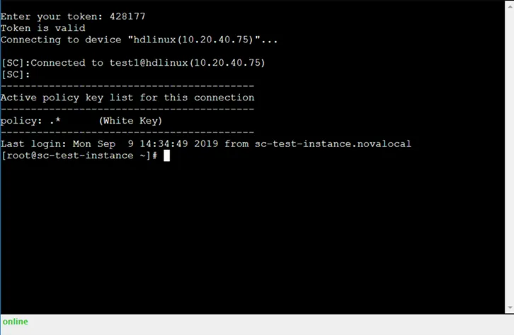 SSH Connection Using MFA Token SSH Connection Using MFA Token