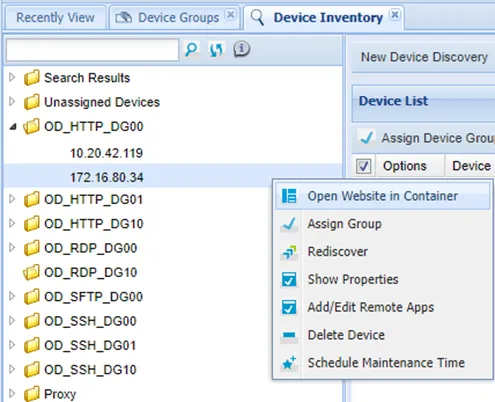 Through PAM Management UI