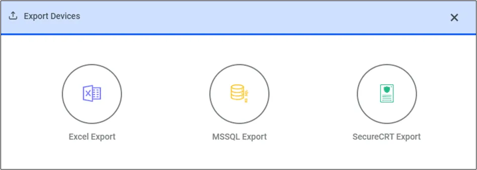 Export Options Export Options