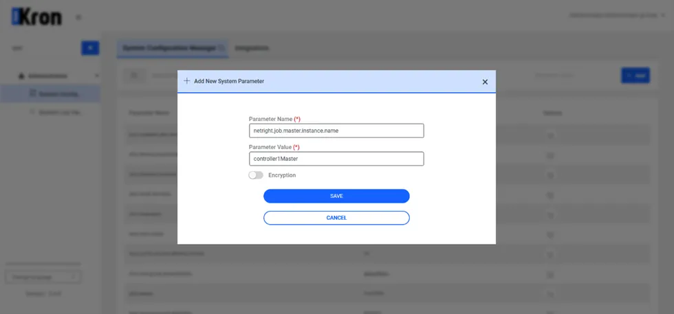 Sample Master Instance Configurations Sample Master Instance Configurations
