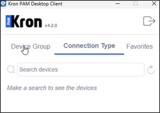Search for your devices