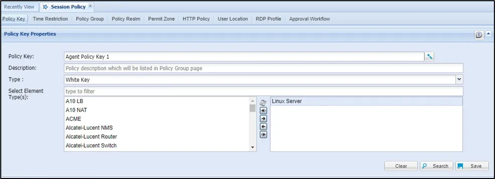 Policy Key 