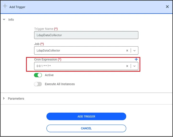 Edit LDAP Sync Job