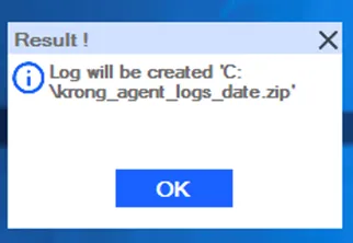 Local Log Creation for Agent