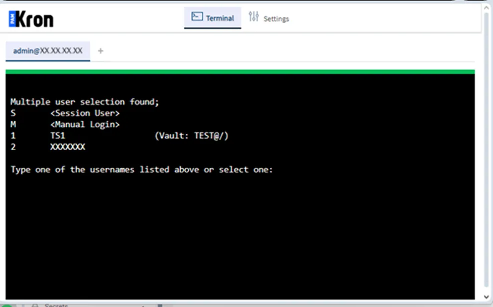 SSH/Telnet Connection on Web GUI