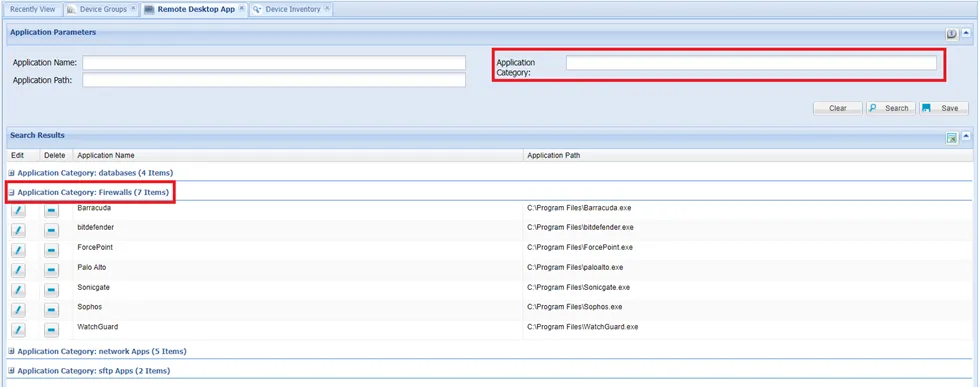 Remote Desktop App Window
