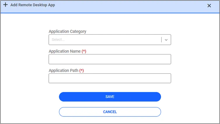 Remote Desktop App Window Remote Desktop App Window