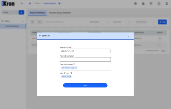SSO Second Password Enabled function