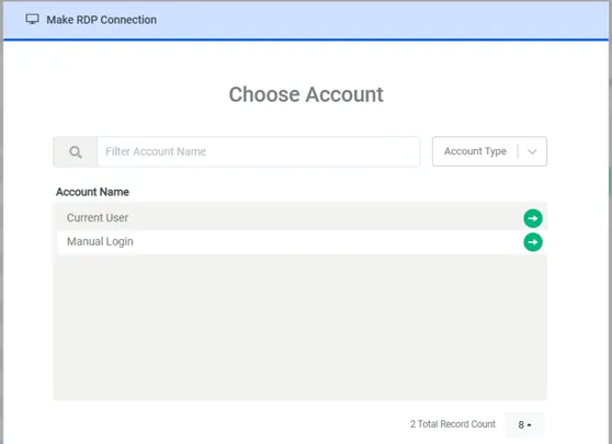Multiple user selection
