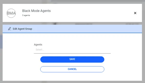 Adding an Agent to an Agent Group