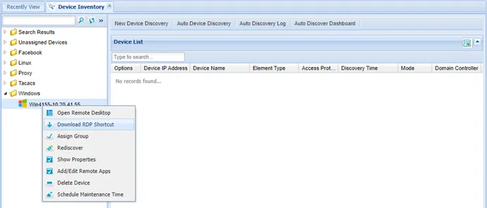 RDP Shortcut Download option RDP Shortcut Download option