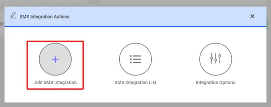 Agregar SMS Integration