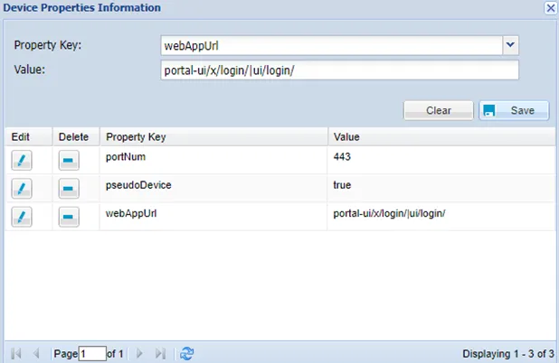 Allowing multiple WebAppURL definitions under Device Properties with regular expression