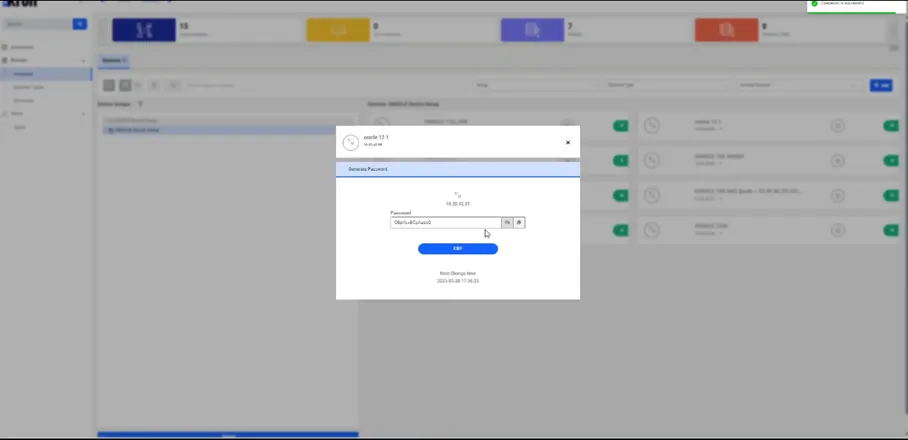 Token Display Screen