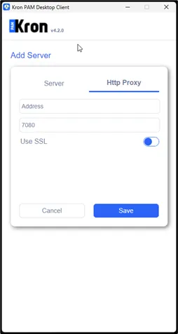 When SLL is enabled, enter the correct SLL parameters from the HTTP Proxy tab. When SLL is enabled, enter the correct SLL parameters from the HTTP Proxy tab.