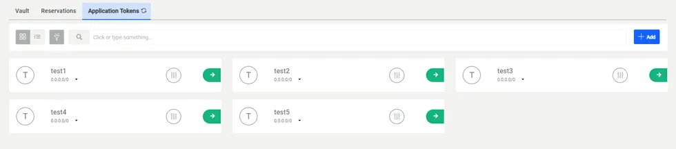Application Token  Accounts