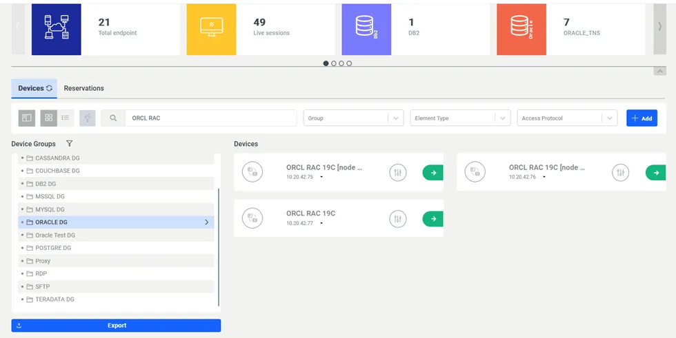 Only 42.77 configurated and 42.75 – 42.76 automatically added by Kron PAM