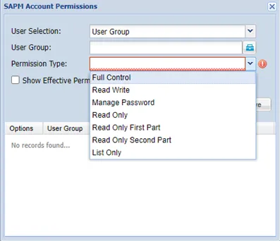 SAPM Permissions